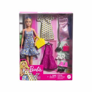 Barbie Fashionistas med garderob