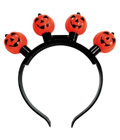 Headband Svart pumpkin LED